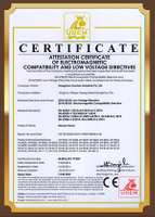 Certificado de certificado de electromagnético.